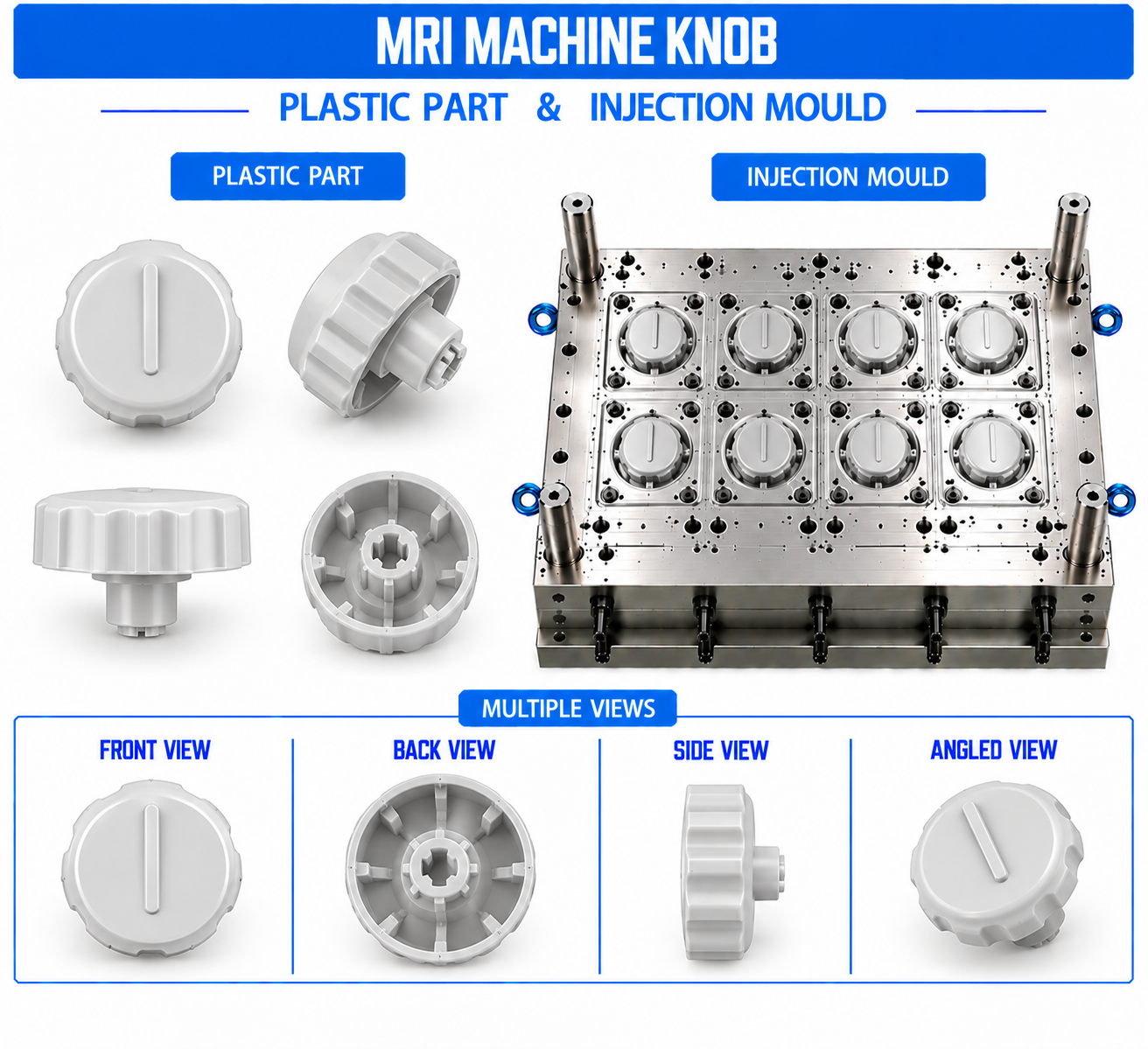 MRI Machine Plastic Knob Mould and Moulding Services